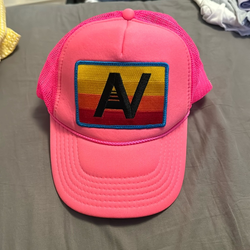 Aviator Nation Pink Trucker Hat - Picture 3 of 3
